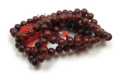 Red Chandan Mala 07mm